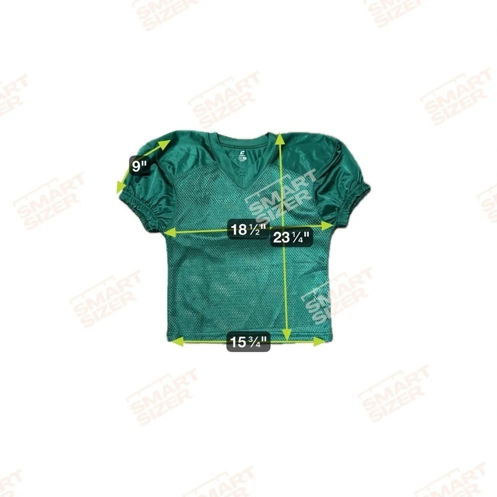 Champro Green Mesh Athletic Practice Football Jersey Size Child Youth XL